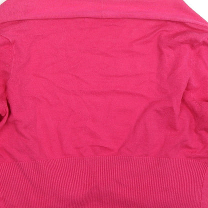 Womens UK Size 14 NEXT Pink Cardigan Jumper