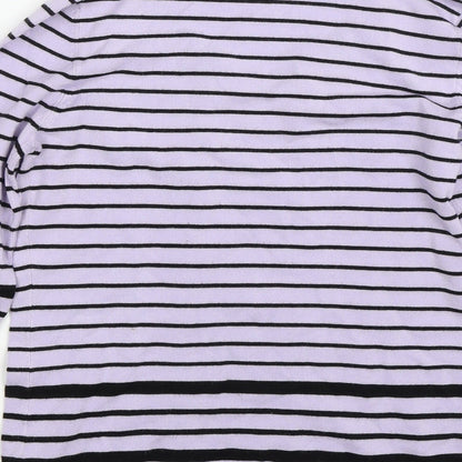 Womens UK Size 12 M&Co Purple Pullover Jumper