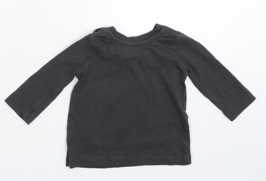 Matalan Baby Grey   Basic T-Shirt Size 6-9 Months