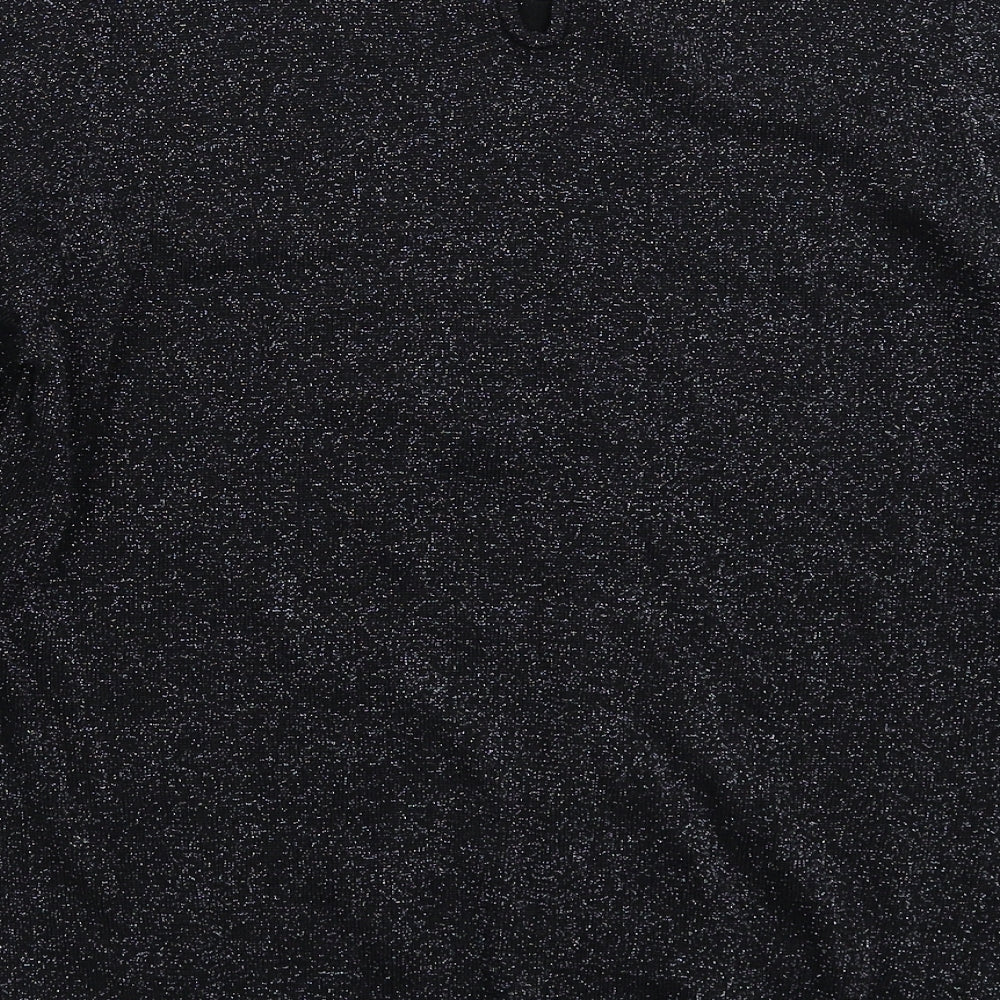 Womens UK Size 14 BHS Black Pullover Jumper