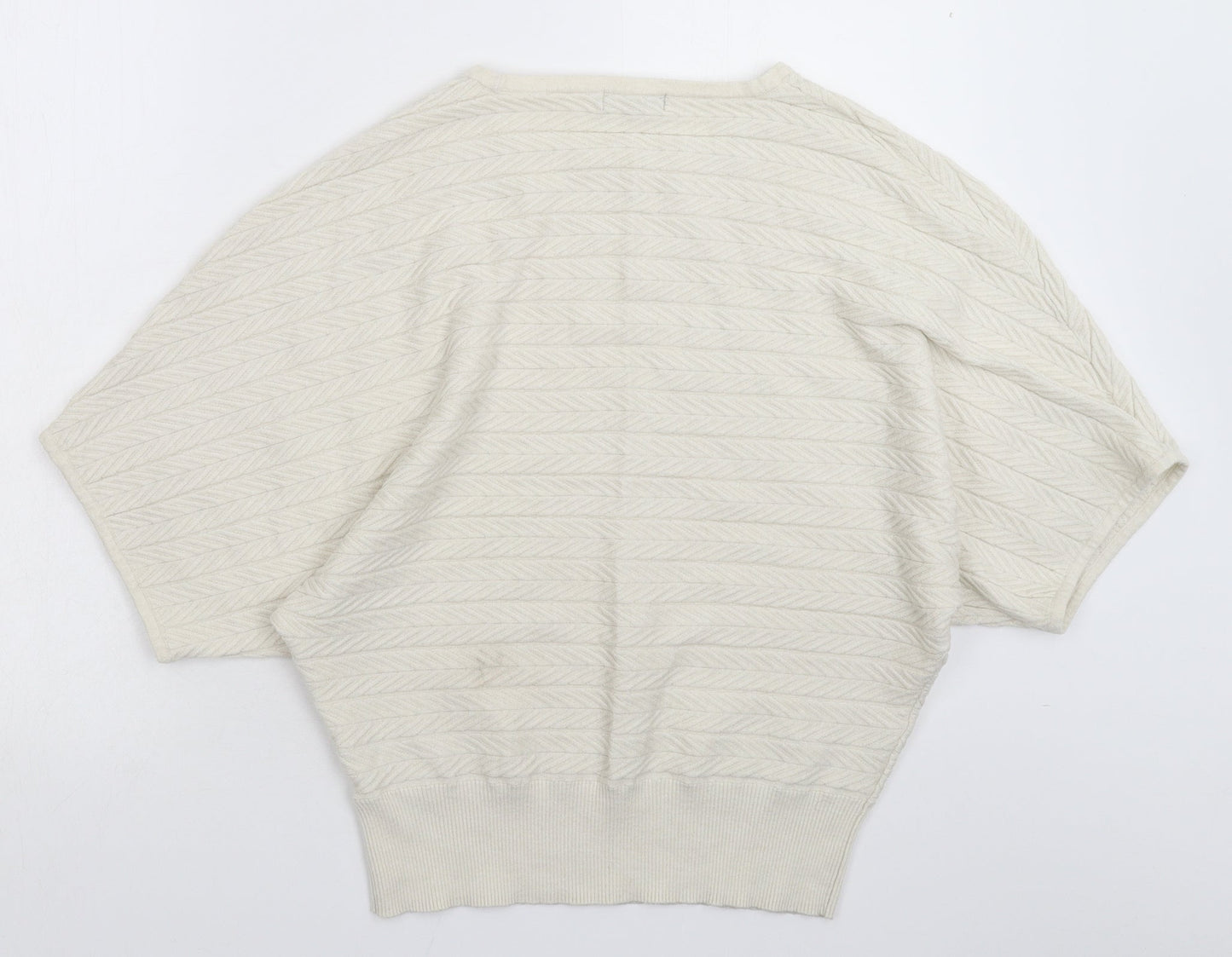 F&F Womens Grey  Knit Pullover Jumper Size 16