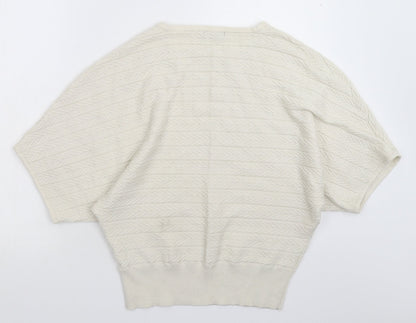 F&F Womens Grey  Knit Pullover Jumper Size 16