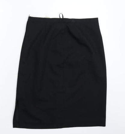 Woolworths Womens Black   Straight & Pencil Skirt Size 14