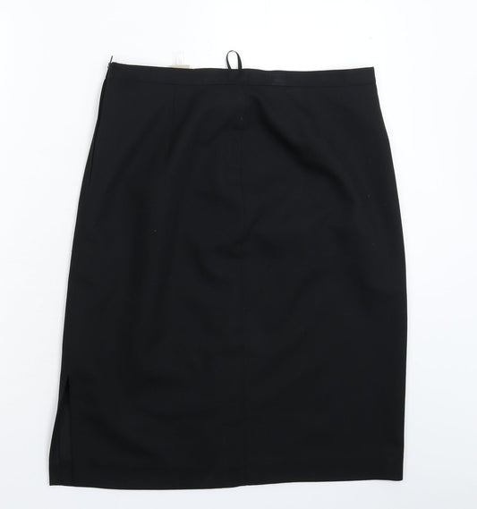 Woolworths Womens Black   Straight & Pencil Skirt Size 14