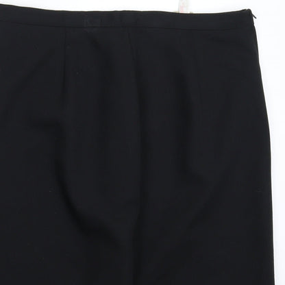 Woolworths Womens Black   Straight & Pencil Skirt Size 14