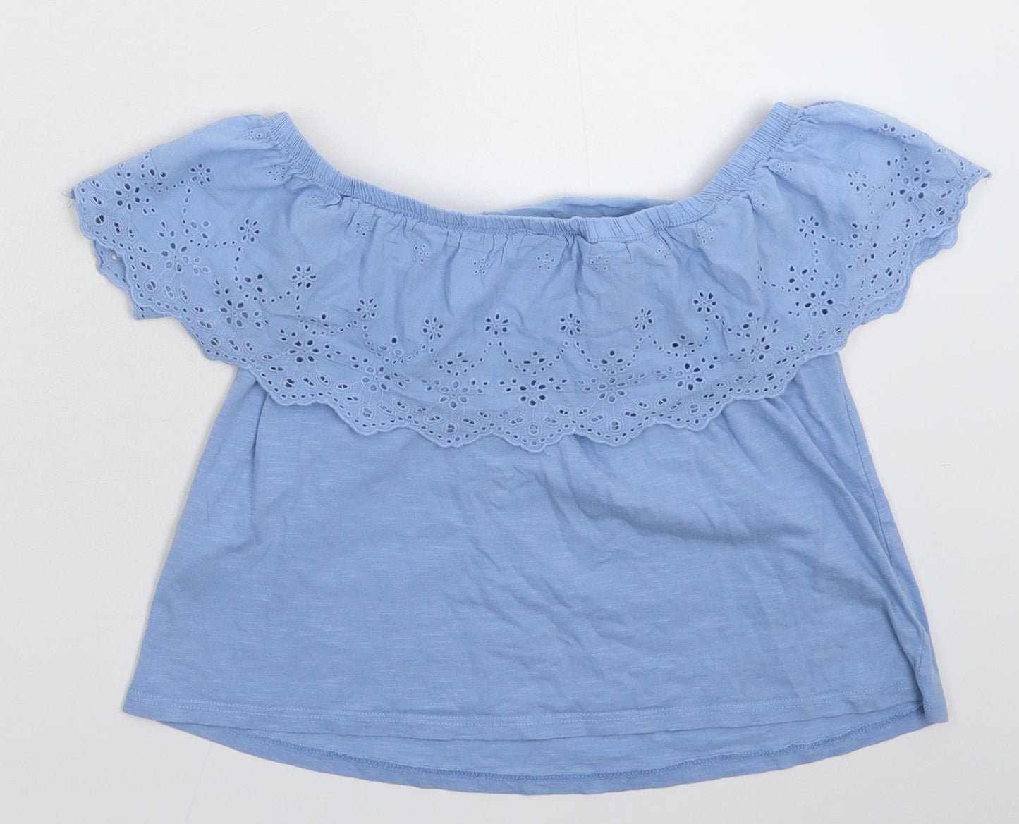 Miss Selfridge Womens Blue   Basic T-Shirt Size 6