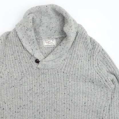 Womens UK Size L New Look Grey Pullover Jumper