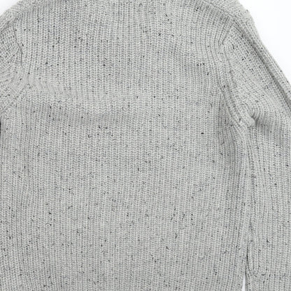 Womens UK Size L New Look Grey Pullover Jumper