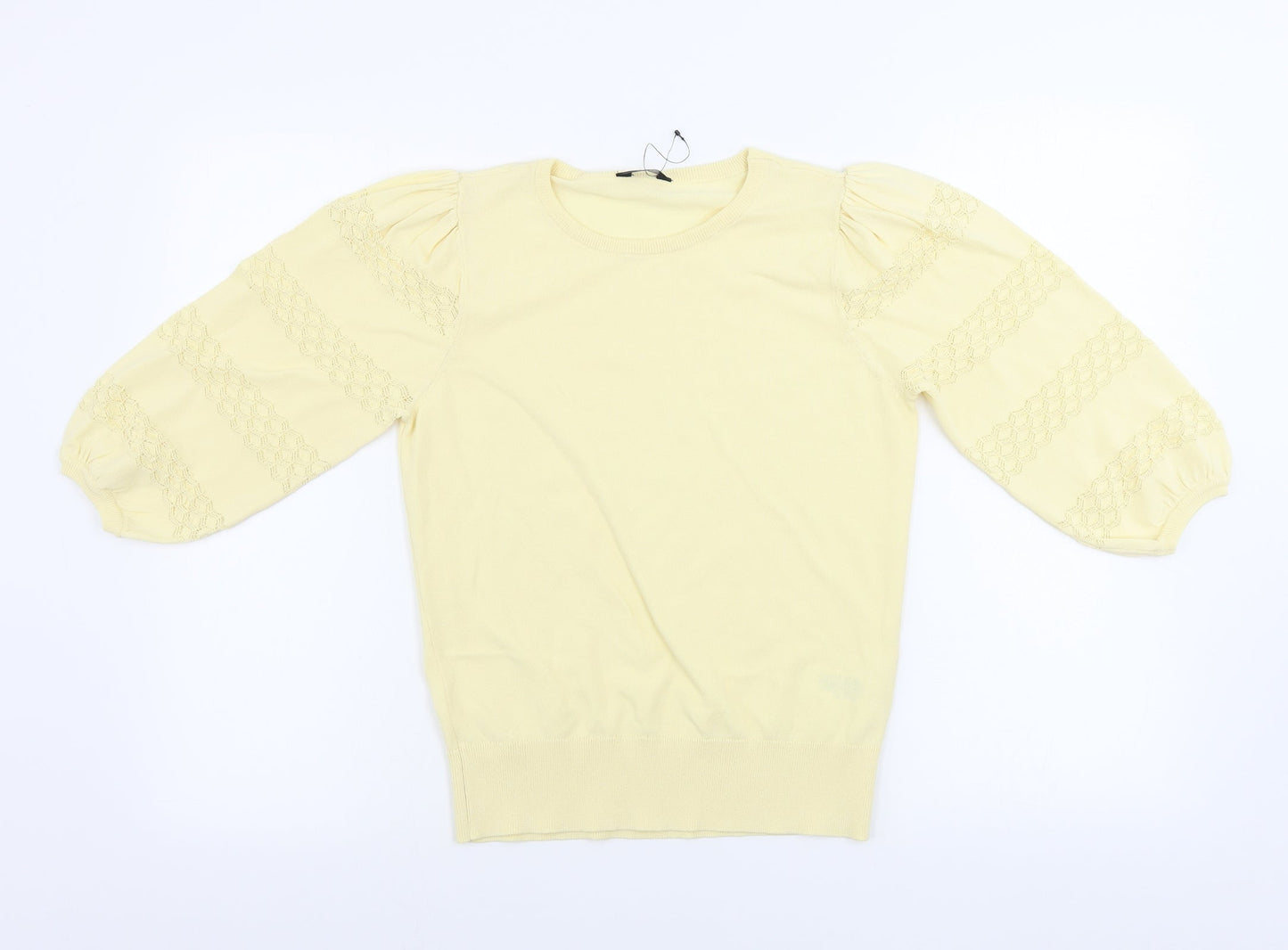 M&Co  Womens Yellow   Pullover Jumper Size 14