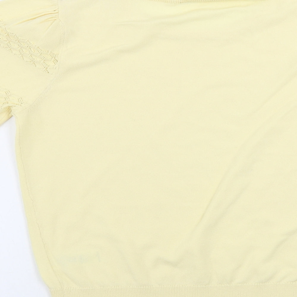 M&Co  Womens Yellow   Pullover Jumper Size 14