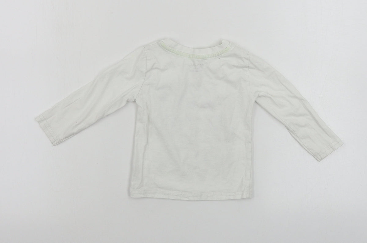 Primark  Boys White   Basic T-Shirt Size 12-18 Months