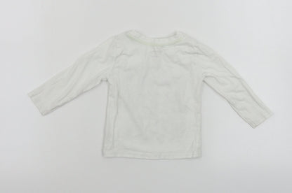 Primark  Boys White   Basic T-Shirt Size 12-18 Months