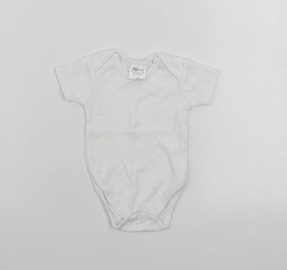 JUST TOO CUTE  Girls White   Babygrow One-Piece Size 0-3 Months