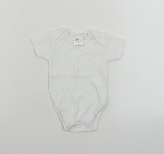 JUST TOO CUTE  Girls White   Babygrow One-Piece Size 0-3 Months