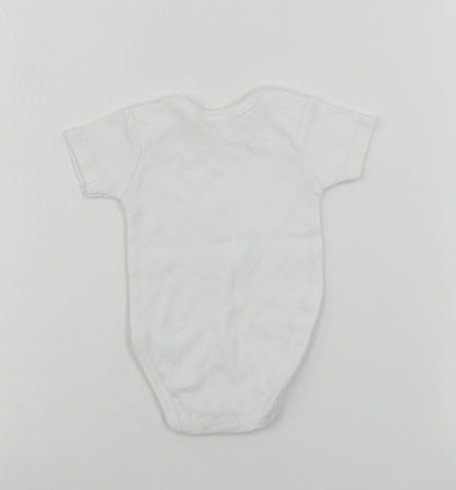 JUST TOO CUTE  Girls White   Babygrow One-Piece Size 0-3 Months
