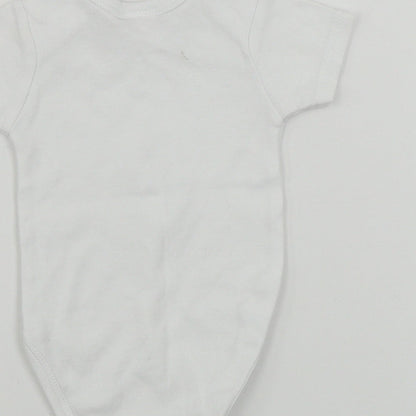 JUST TOO CUTE  Girls White   Babygrow One-Piece Size 0-3 Months