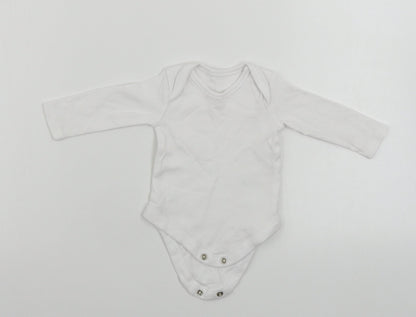 Nutmeg  Girls White   Babygrow One-Piece Size 0-3 Months