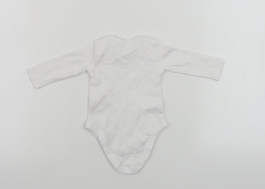 Nutmeg  Girls White   Babygrow One-Piece Size 0-3 Months