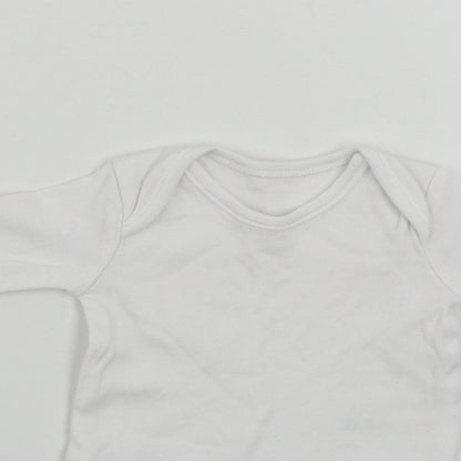 Nutmeg  Girls White   Babygrow One-Piece Size 0-3 Months