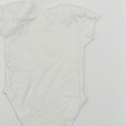 George  Baby White   Babygrow One-Piece Size 6-9 Months