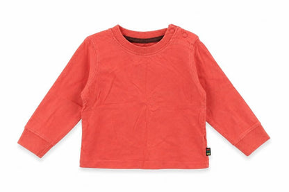 Mothercare Boys Red   Basic T-Shirt Size 6-9 Months
