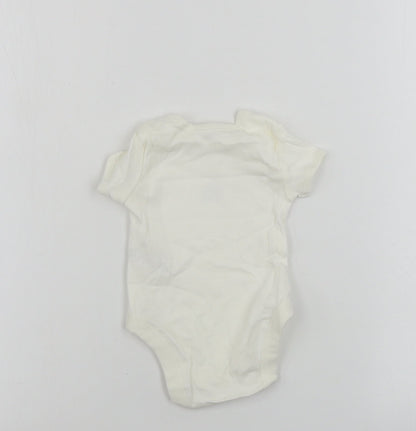 George  Baby Beige   Babygrow One-Piece Size 0-3 Months