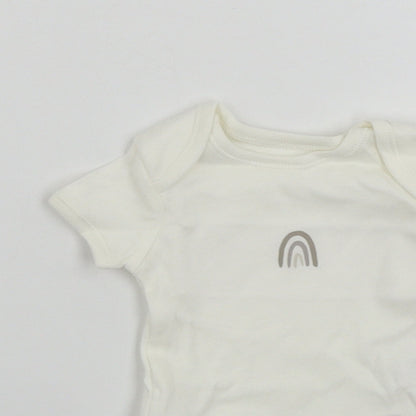 George  Baby Beige   Babygrow One-Piece Size 0-3 Months