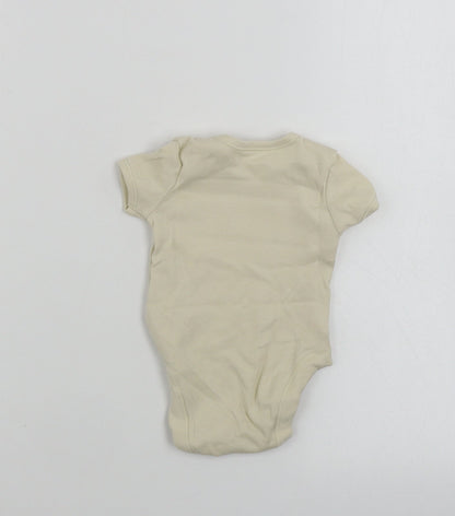 George  Baby Beige   Babygrow One-Piece Size 0-3 Months
