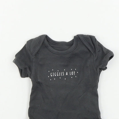 George  Baby Grey   Babygrow One-Piece Size 0-3 Months