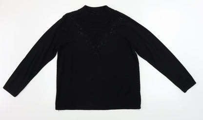 bm collection    Womens Black   Pullover Jumper Size M