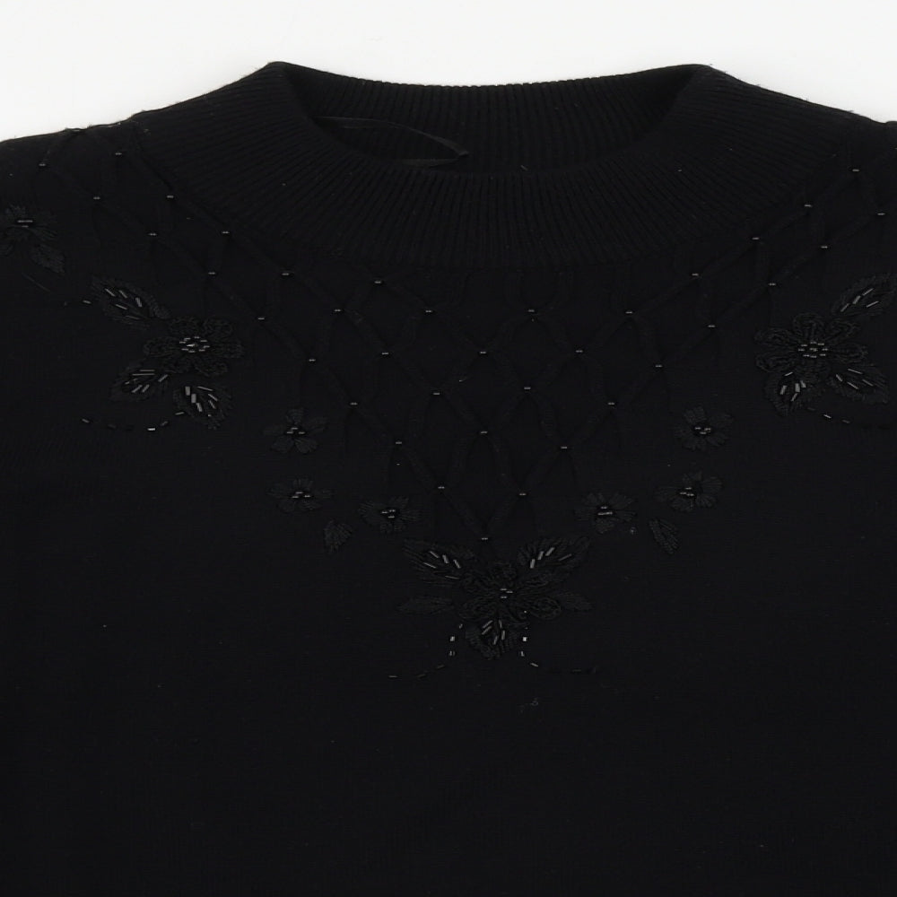 bm collection    Womens Black   Pullover Jumper Size M