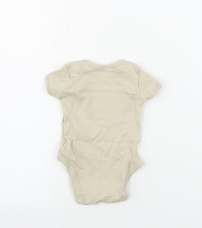 George  Baby Beige   Babygrow One-Piece Size 0-3 Months