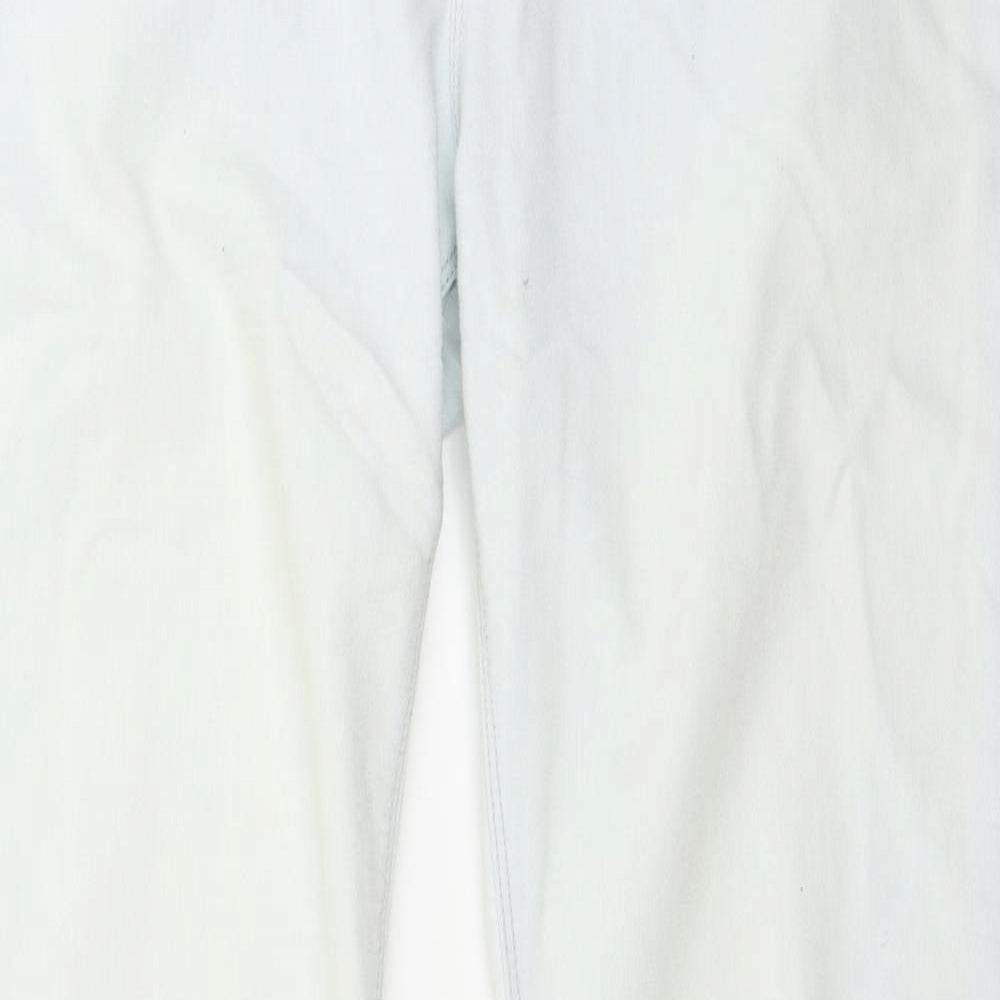 Denim & Co. Womens Green   Skinny Jeans Size 14 L32 in