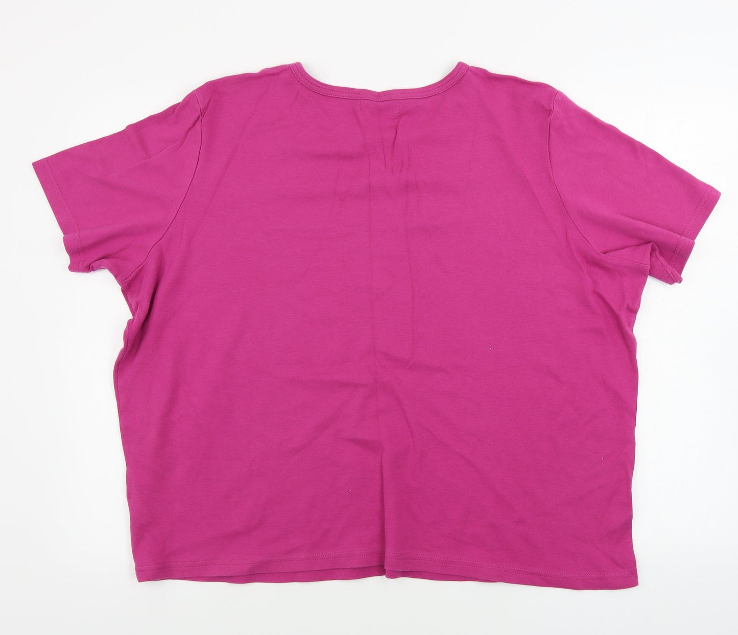 bm collection   Womens Purple   Basic T-Shirt Size XL