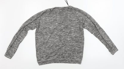 H&M  Girls Grey   Pullover Jumper Size 12-13 Years