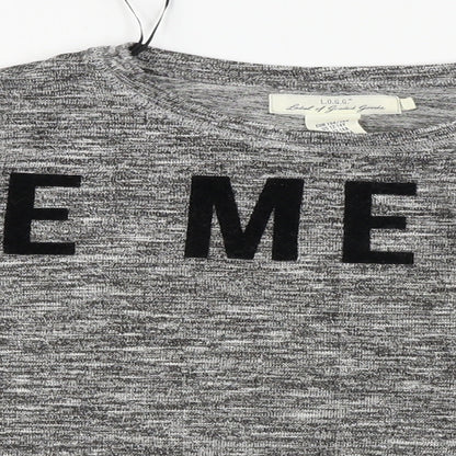 H&M  Girls Grey   Pullover Jumper Size 12-13 Years