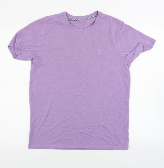 George  Mens Purple    T-Shirt Size S