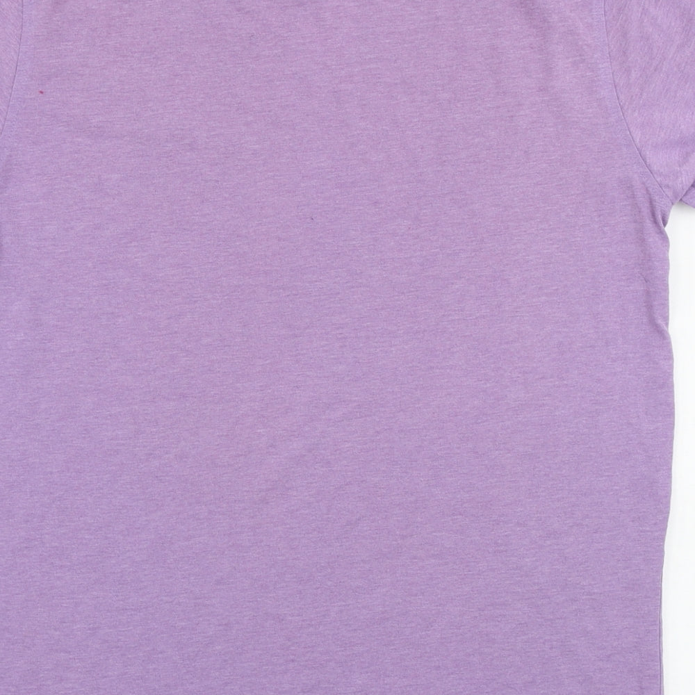 George  Mens Purple    T-Shirt Size S