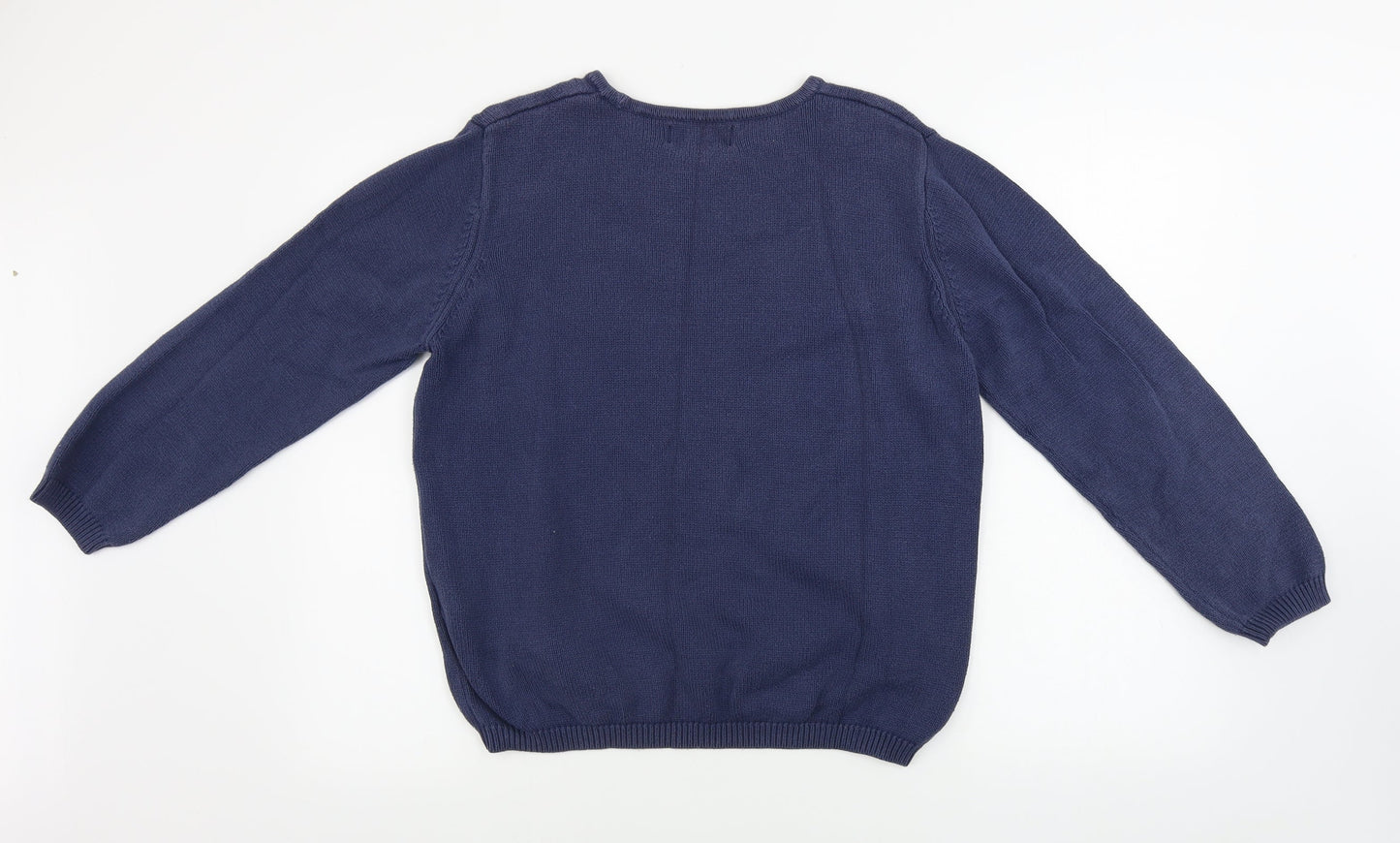 Womens UK Size M Neutral Territory Blue Pullover Jumper
