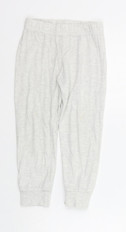 Disney Girls Grey Solid  Top Pyjama Pants Size 3-4 Years