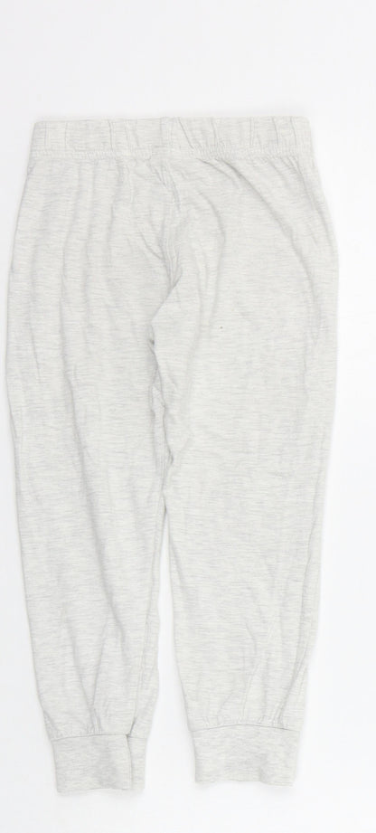 Disney Girls Grey Solid  Top Pyjama Pants Size 3-4 Years