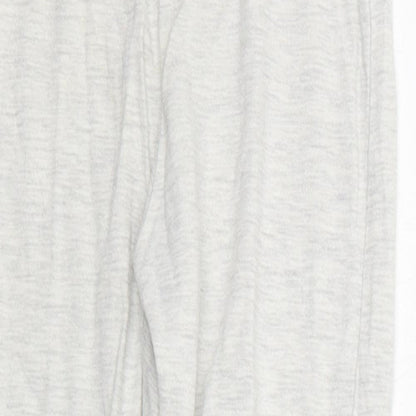 Disney Girls Grey Solid  Top Pyjama Pants Size 3-4 Years