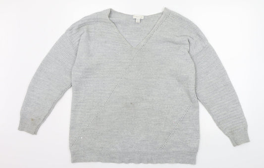 Womens UK Size S Topshop Black Pullover Jumper