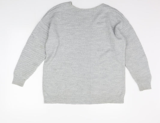 Womens UK Size S Topshop Black Pullover Jumper