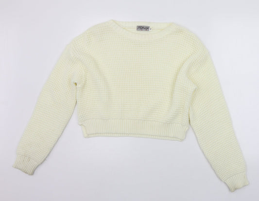 Refinery Womens Beige   Pullover Jumper Size M