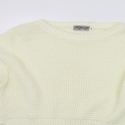 Refinery Womens Beige   Pullover Jumper Size M