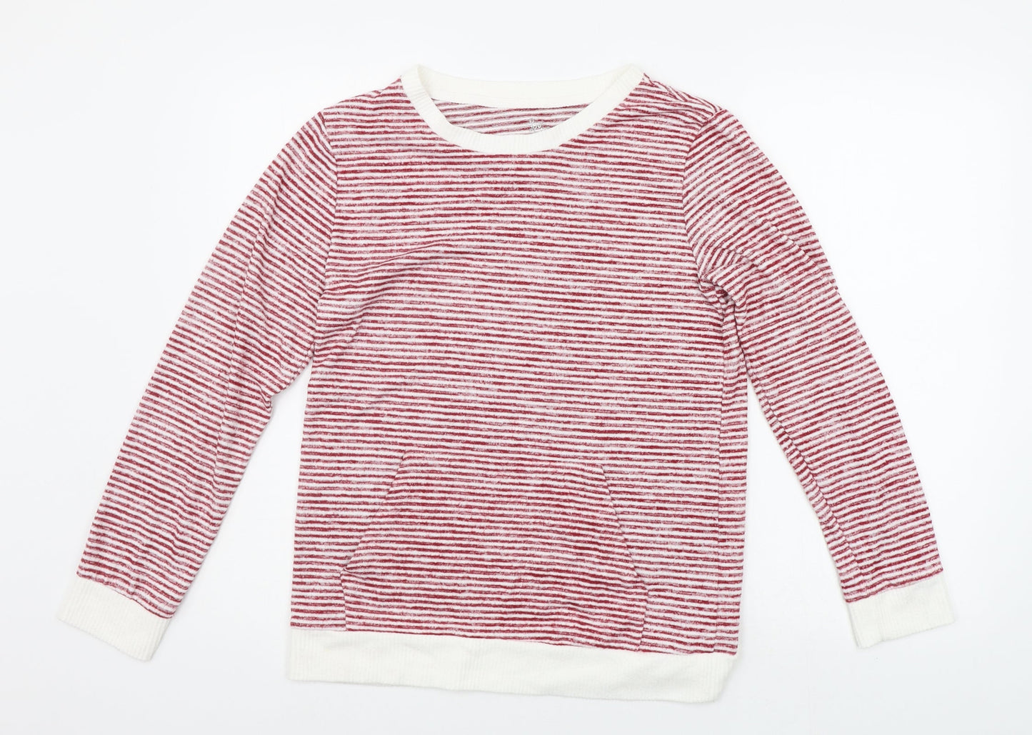 Womens UK Size S LOVE TO LOUNGE Red Pullover Jumper