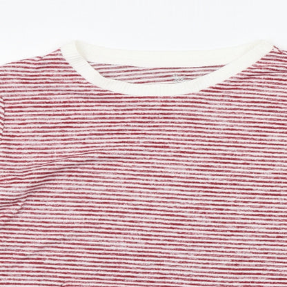 Womens UK Size S LOVE TO LOUNGE Red Pullover Jumper