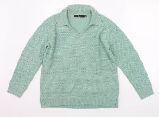 EWM Womens Gold   Pullover Jumper Size M