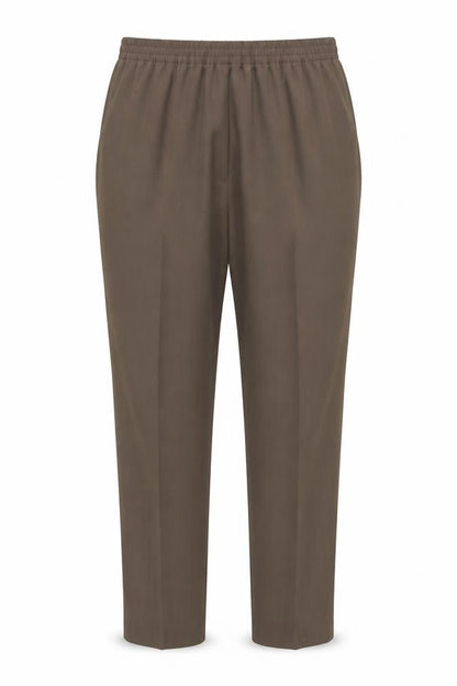 Womens UK Size 14 Preworn Regular Fit  Brown Trousers